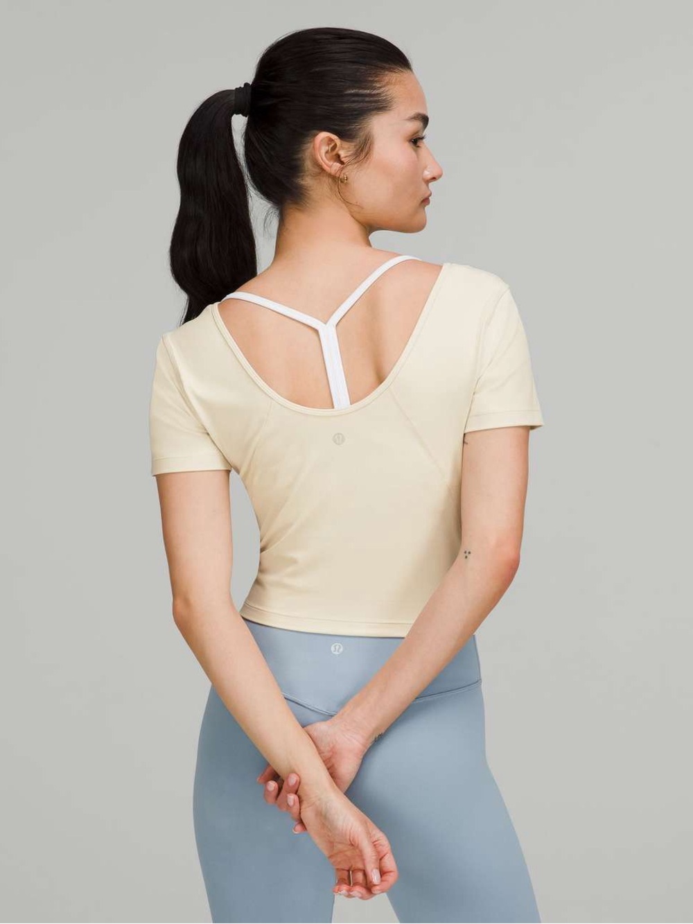 Lululemon Align T-Shirt in White Opal Size 6
